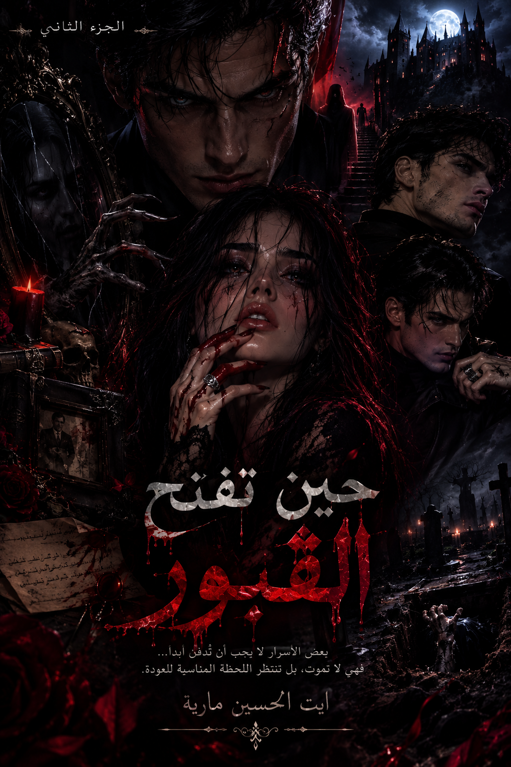 غلاف حين تفتح القبور