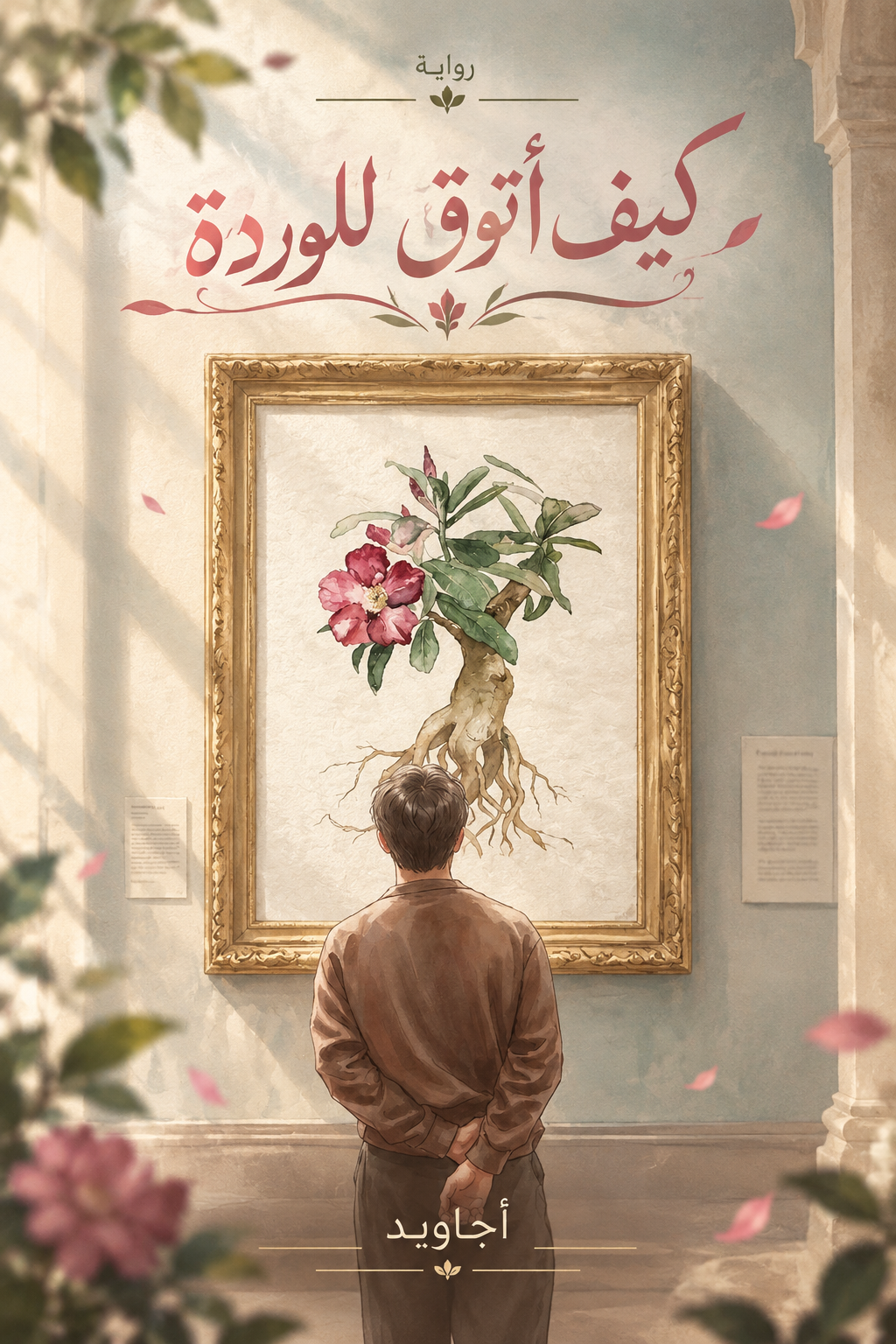 غلاف كيف أتوق للوردة