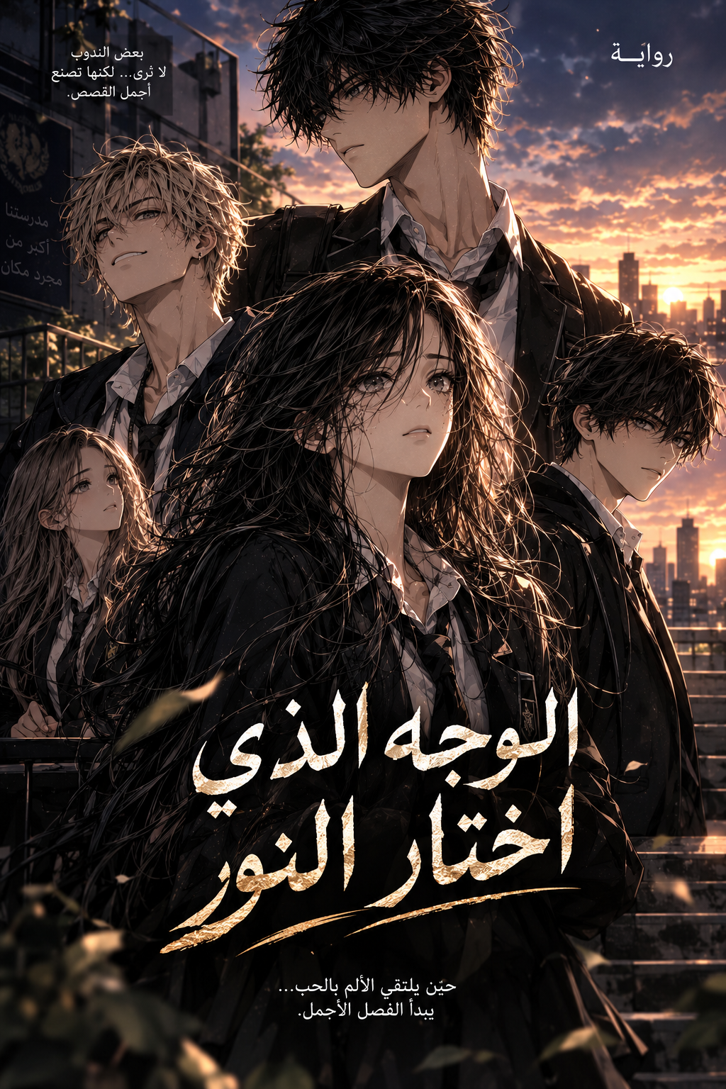 غلاف الوجه الذي اختار النور
