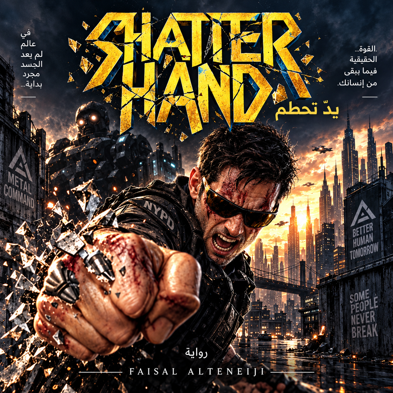 غلاف SHATTERHAND | يدٌ تحطّم