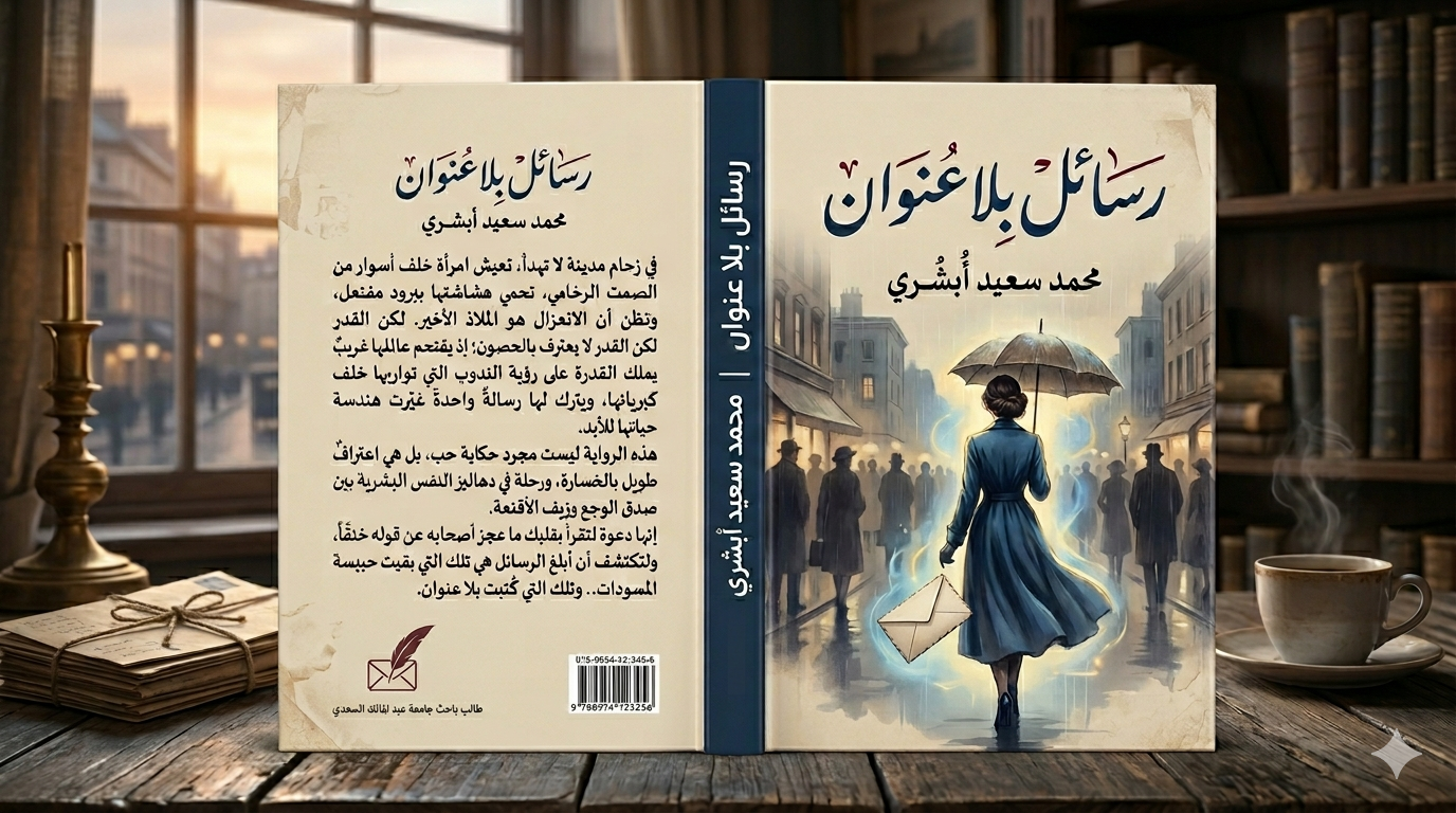 غلاف رسائل بلا عنوان